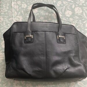 COACH Taylor Leather Alexis
Carryall Shoulder Bag Purse in Black F25205